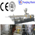 China double Screw granules Extruder Of Plastic Bottle Recycling Machine in extrusion